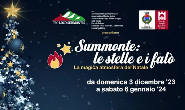 Summonte: le stelle e i falò